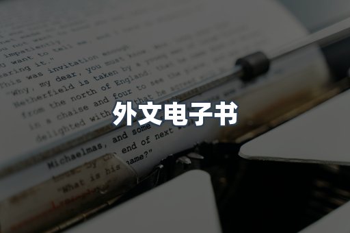 外文电子书